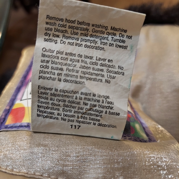 Rothschild Girl's Champagne Gold Puffer Jacket L - Picture 14 of 16